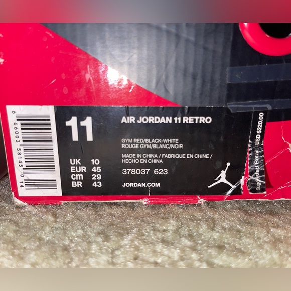 Air Jordan 11 Retro Gym Red “Win Like 96” - Picture 8 of 8